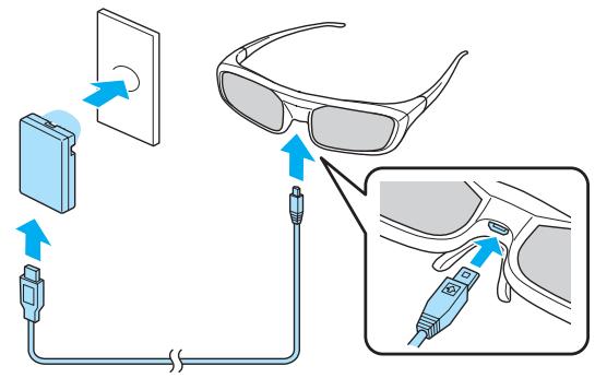 EPSON EH-TW9100 - Chargement à l'aide de l'adaptateur de chargement USB - 1