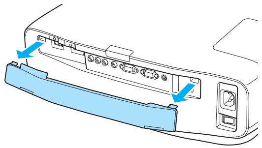 EPSON EH-TW9100 - Retrait du cache d'interface - 2