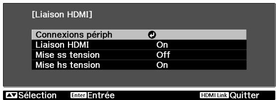 EPSON EH-TW9100 - Paramètres de liaison HDMI - 1