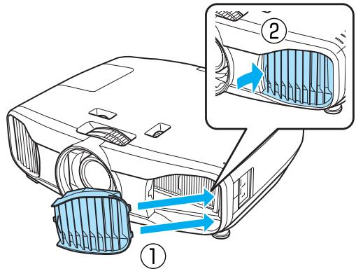 EPSON EH-TW9100 - Remplacement du filtre à air - 7