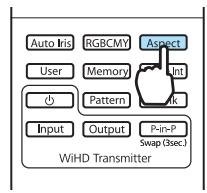 EPSON EH-TW9100 - Basculement de l'écran entre le mode large et le mode zoom (aspect) - 2