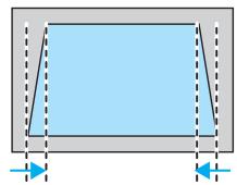 EPSON EH-TW9100 - Si le haut ou le bas de l'image est trop large - 5