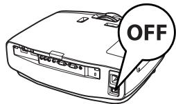 EPSON EH-TW9100 - Mise hors tension - 4
