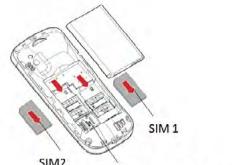 WIKO LUBI 2 - Die SIM-Karte einsetzen - 1