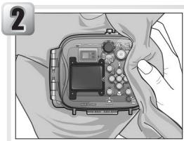 NIKON CAISSON ETANCHE WP-CP1-JUSQU-A 40 M DE PROFONDEUR - Réactivation du moniteur - 2