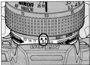 NIKON F-801S - MODE AUTO D'EXPOSITION A PRIORITE OUVERTURE - 7