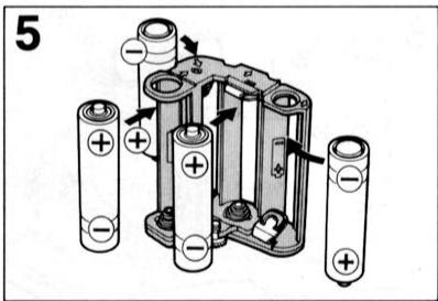 NIKON F-801S - MISE EN PLACE DES PILES - 3