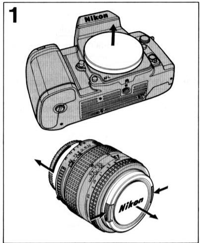 NIKON F-801S - FIXATION DE L'OBJECTIF - 1