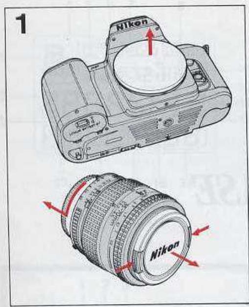 NIKON F601 - Fixation de l'objectif - 1