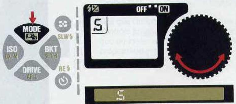 NIKON F601 - Fonctionnement en mode AUTO a priorite vitesse - 2