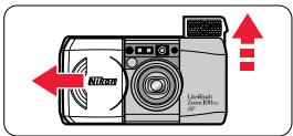 NIKON LITE TOUCH ZOOM 100ED-QD - Kurzanleitung - 2
