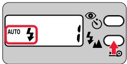 NIKON LITE TOUCH ZOOM 100ED-QD - Selecting the flash mode - 1
