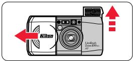 NIKON LITE TOUCH ZOOM 100ED-QD - Quick operation guide - 2