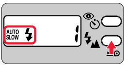 NIKON LITE TOUCH ZOOM 100ED-QD - Press the button until "AUTO" appears on the LCD panel. - 1