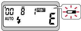 NIKON LITE TOUCH ZOOM 100ED-QD - Check the Low Battery Power indicator ( ) on the LCD panel. - 2
