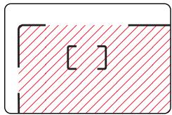 NIKON LITE TOUCH ZOOM 100ED-QD - Compose the picture within the parallax compensation marks. - 1
