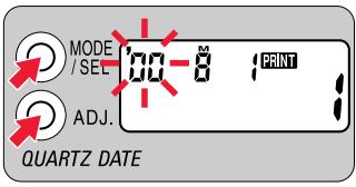 NIKON LITE TOUCH ZOOM 100ED-QD - Correcting the date and time - 1