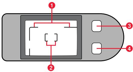 NIKON LITE TOUCH ZOOM 100ED-QD - Indications in the viewfinder - 1