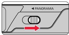 NIKON LITE TOUCH ZOOM 100ED-QD - Select Regular or Panorama mode. - 1