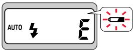 NIKON LITE TOUCH ZOOM 100ED-QD - Check the Low Battery Power indicator ( ) on the LCD panel. - 1