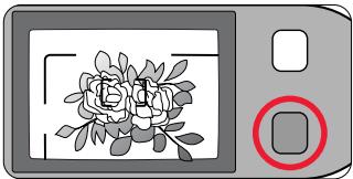 NIKON LITE TOUCH ZOOM 100ED-QD - Achten Sie daraufuf, daß die grüne LED aufleuchtet, und drücken Sie dann den Ausloser. - 1