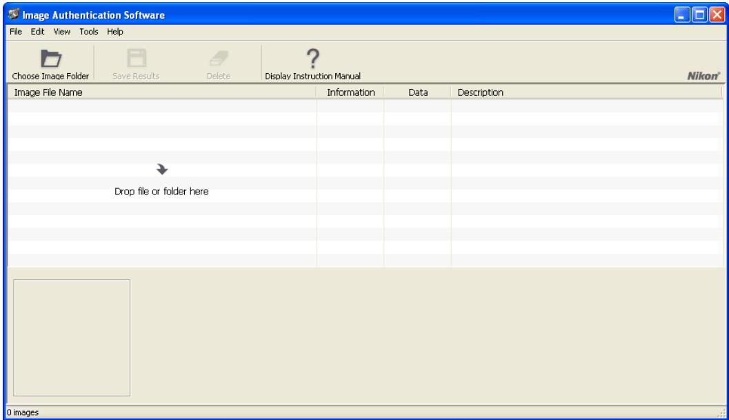 NIKON LOGICIEL D-AUTHENTIFICATION D-IMAGE - Fonctionnement - 1