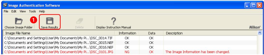 NIKON LOGICIEL D-AUTHENTIFICATION D-IMAGE - Fonctionnement - 1