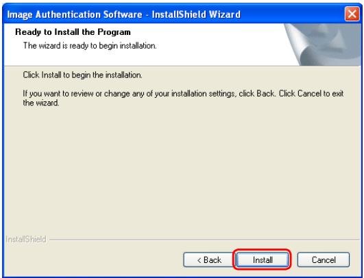 NIKON LOGICIEL D-AUTHENTIFICATION D-IMAGE - Installation du logiciel d'authentication d'images 5/6 - 2