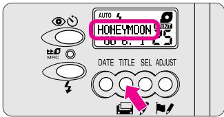 AUTO HONEYMOON 00 6.1 25 DATE TITLE SEL ADJUST
