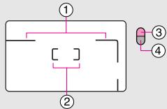 NIKON NUVIS V - Viewfinder indications - 1