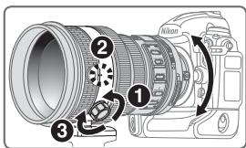NIKON AF-S NIKKOR 200MM F-2G ED VR II - Zmena orientáce fotoparátu - 1