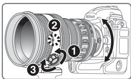 NIKON AF-S NIKKOR 200MM F-2G ED VR II - Changing the camera position - 1