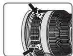 NIKON AF-S NIKKOR 200MM F-2G ED VR II - Prepinač na vyber operácie zaostrovania a funkné tlacidlo zaostrovania (na strane 146 sa nachadza zoznam kompatibilnych��оaparátov) - 2