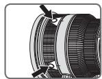 NIKON AF-S NIKKOR 200MM F-2G ED VR II - ■ Fokus-Betriebswahlschalter und Fokus-Betriebstaste (Eine Listekompatibler Kamerasfinden Sie auf Seite 34.) - 2
