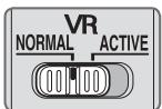 NIKON AF-S NIKKOR 200MM F-2G ED VR II - Nastavení voliče režimů redukce vibrác - 1