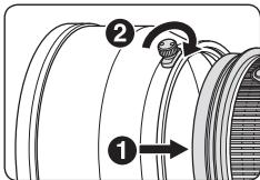 NIKON AF-S NIKKOR 200MM F-2G ED VR II - Pripevné slunečné clony - 1