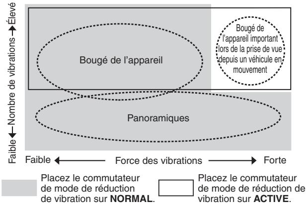 NIKON AF-S NIKKOR 28-300MM F-3.5-5.6G ED VR - Mode réduction de la vibration (VR II) Concept de base de la réduction de la vibration - 1