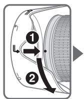NIKON AF-S NIKKOR 28-300MM F-3.5-5.6G ED VR - 安装镜头遮光罩（使用时） - 1