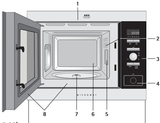 AEG-ELECTROLUX MC1762E-B - Four micro-ondes et accessoires - 1