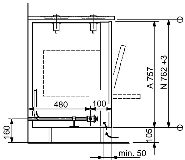 AEG-ELECTROLUX GHGL4-4.5SP - Einbau des Herdes - 2