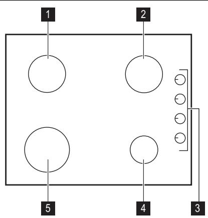 AEG-ELECTROLUX EGT6142NOX - Description de la table de cuisson - 1