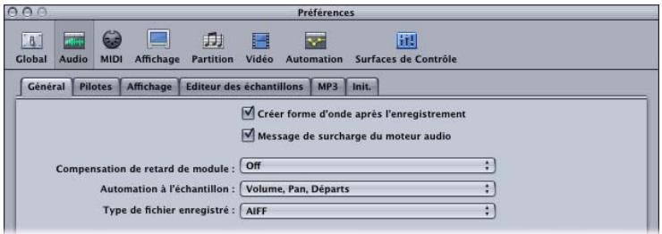 APPLE LOGIC EXPRESS 7.2 - Utilisation de la compensation de retard de module - 1