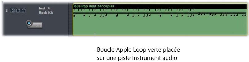 APPLE LOGIC EXPRESS 7.2 - Boucles Apple Loops vertes et bleues - 3