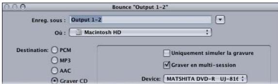 APPLE LOGIC EXPRESS 7.2 - Choix dugraveur de CD - 1