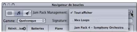 APPLE LOGIC EXPRESS 7.2 - L'interface du navigateur de boucles - 3