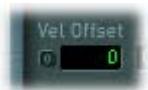 APPLE LOGIC EXPRESS 7.2 - Vel Offset parameter (Paramètre de décalage de velocité) - 1