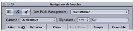 APPLE LOGIC EXPRESS 7.2 - L'interface du navigateur de boucles - 2