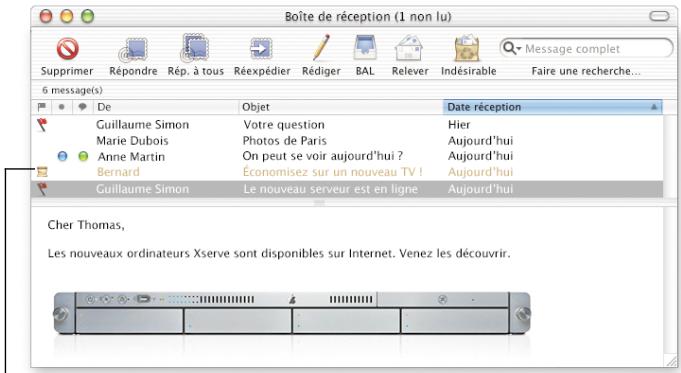 APPLE MAC OS X 10.2 - Rejetez le courrier indésirable - 1