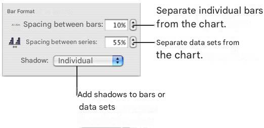 APPLE NUMBERS - To adjust spacing: - 1