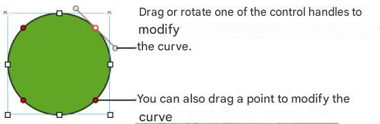 APPLE NUMBERS - To redraw a curve: - 1